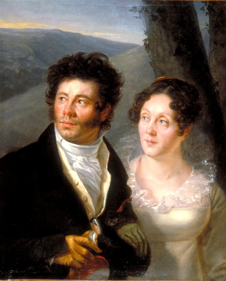 Gustave de Galard - Portrait de Monsieur et Madame Marandon de Montyel