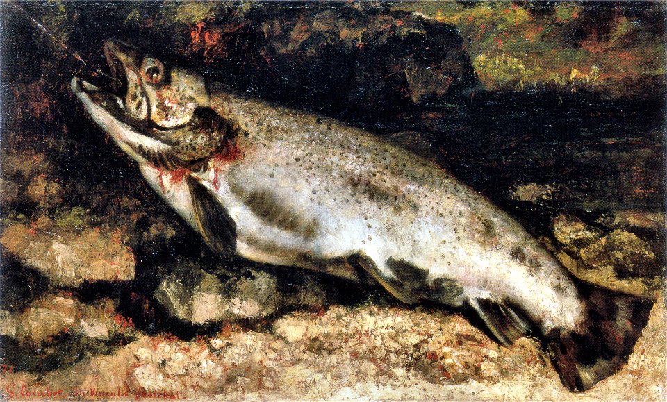 Gustave Courbet - The Trout - WGA05474
