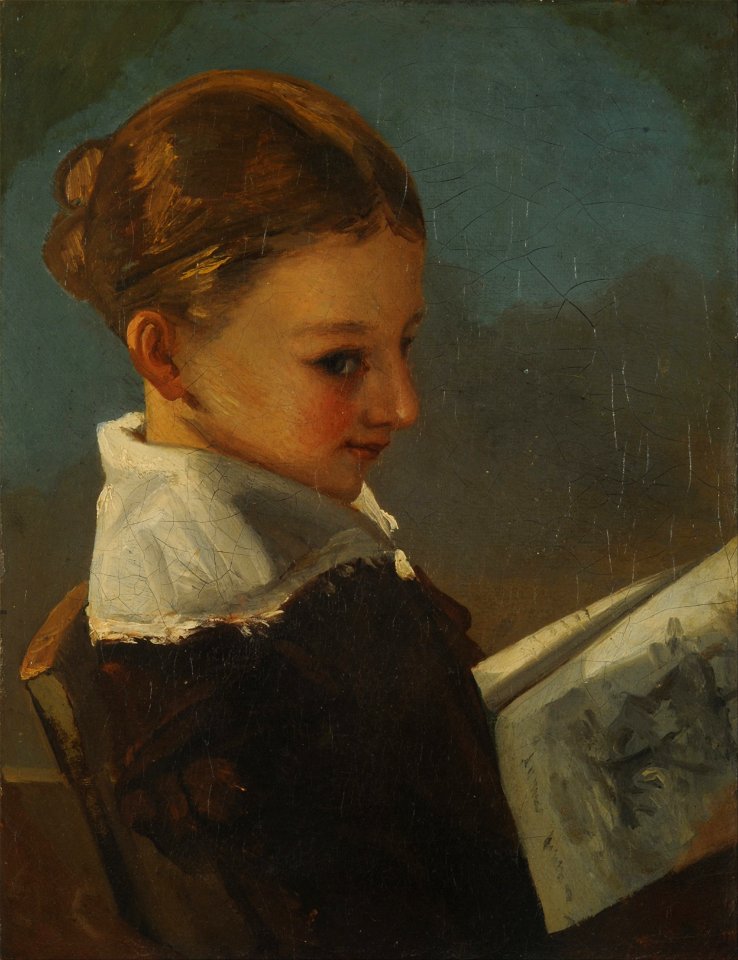 Gustave Courbet - Julieta Courbet a la edad de diez años - Google Art Project