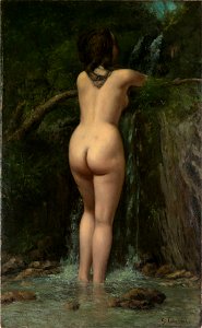 Gustave Courbet - La Font (1862). Free illustration for personal and commercial use.