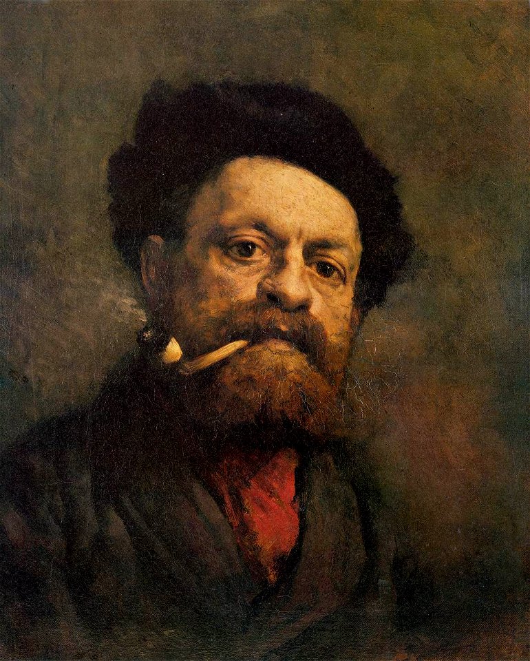 Gustave Courbet - Man with Pipe - WGA5499
