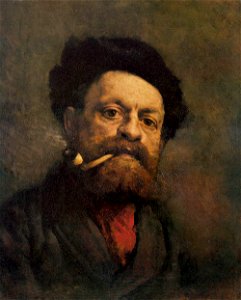 Gustave Courbet - Man with Pipe - WGA5499