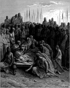 Gustave dore crusades death of baldwin I