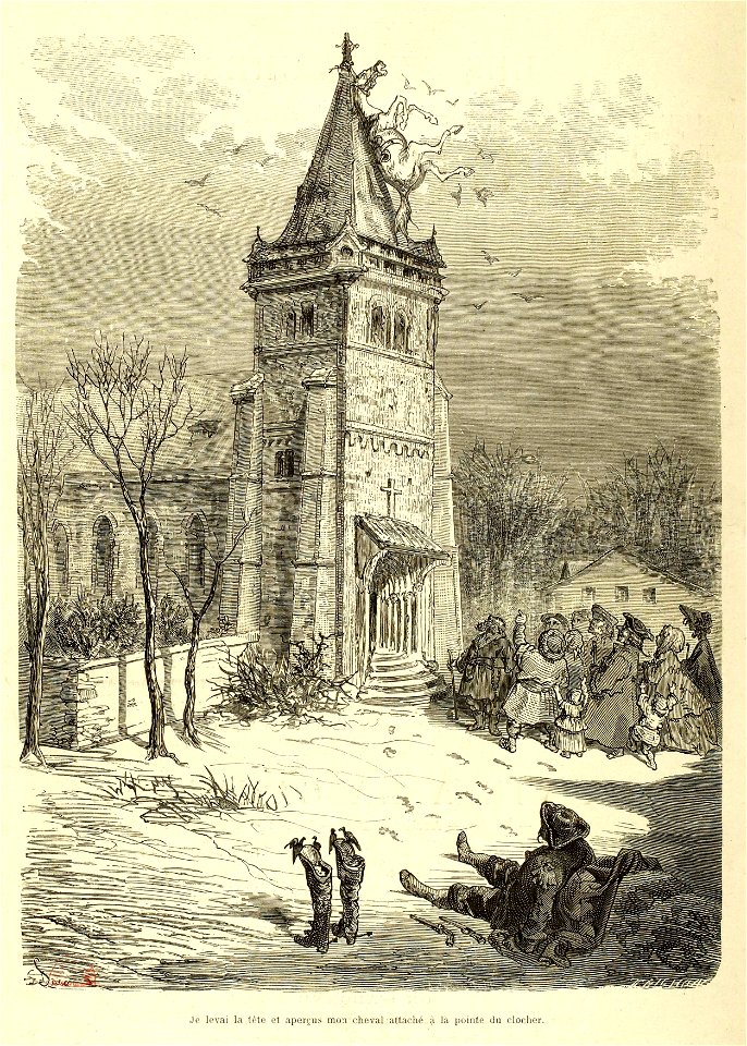 Gustave Doré - Baron von Münchhausen - 004