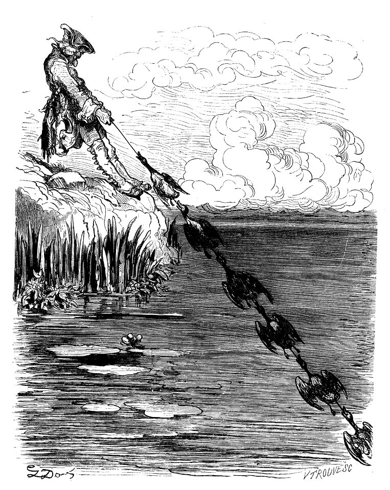 Gustave Doré - Baron von Münchhausen - 009 - Free Stock Illustrations ...