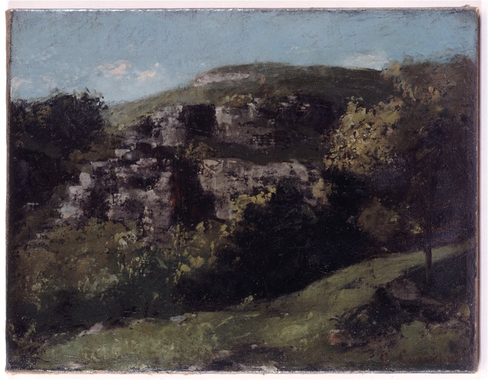 Gustave Courbet - Rochers à Ornans - PPP653 - Musée des Beaux-Arts de la ville de Paris