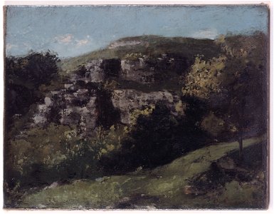 Gustave Courbet - Rochers à Ornans - PPP653 - Musée des Beaux-Arts de la ville de Paris