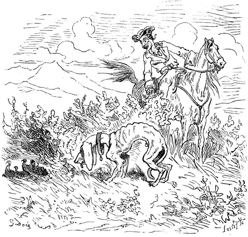 Gustave Doré - Baron von Münchhausen - 026