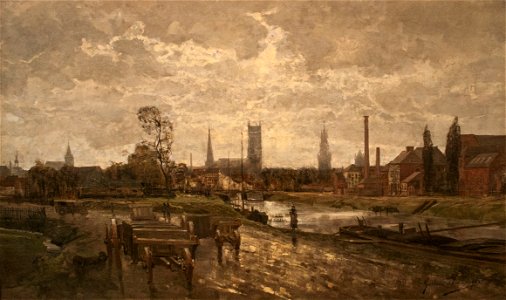 Gustave den Duyts - Panoramic View of Ghent
