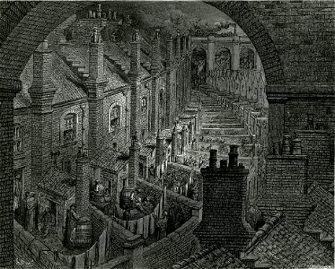 Gustave dore - a travers londres en chemin de fer 01