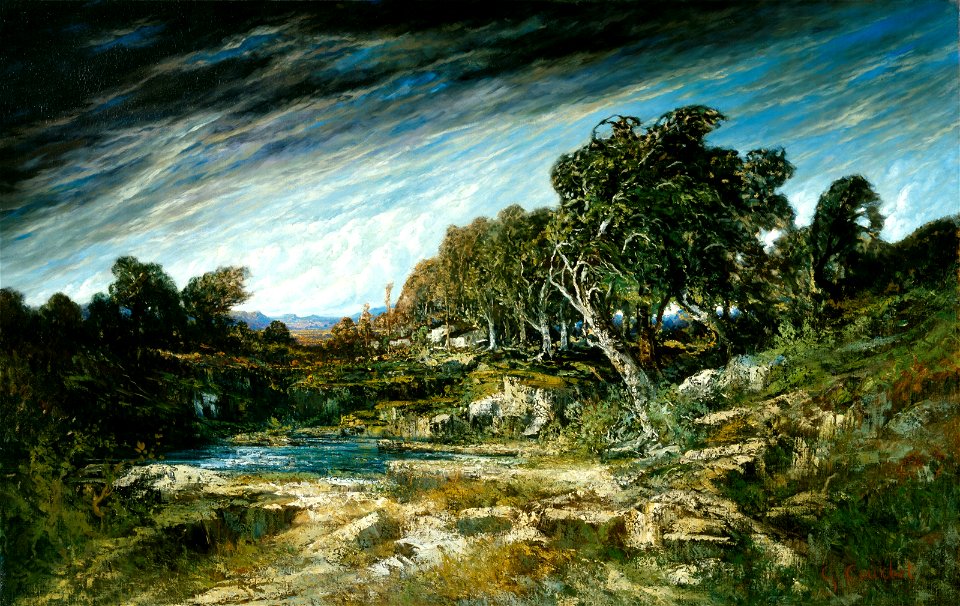 Gustave Courbet - The Gust of Wind - 2002.216 - Museum of Fine Arts