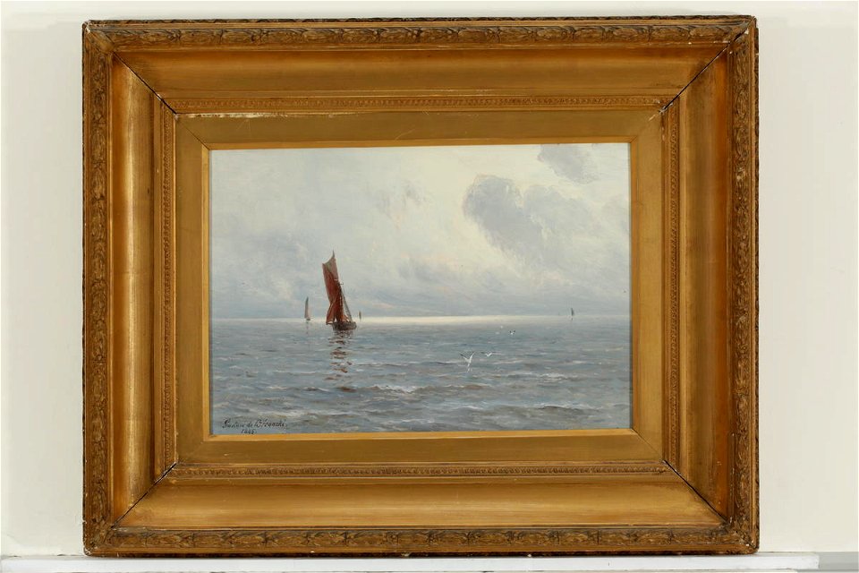 Gustave de Breanski - Silver Ripples (Sea Piece) - Sarjeant Gallery