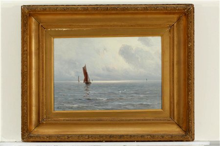 Gustave de Breanski - Silver Ripples (Sea Piece) - Sarjeant Gallery