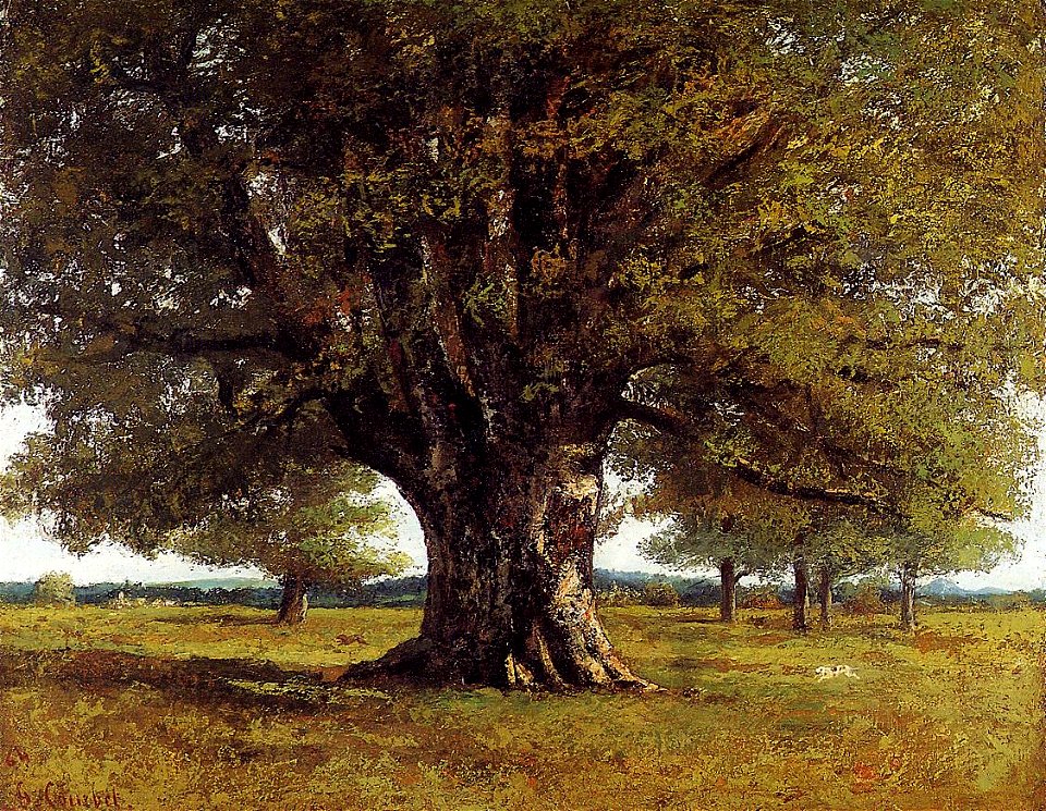 Gustave Courbet - The oak of flagey - The oak of Vercingetorix - 1864