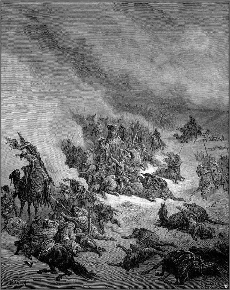 Gustave dore crusades crusade against the moors of granada