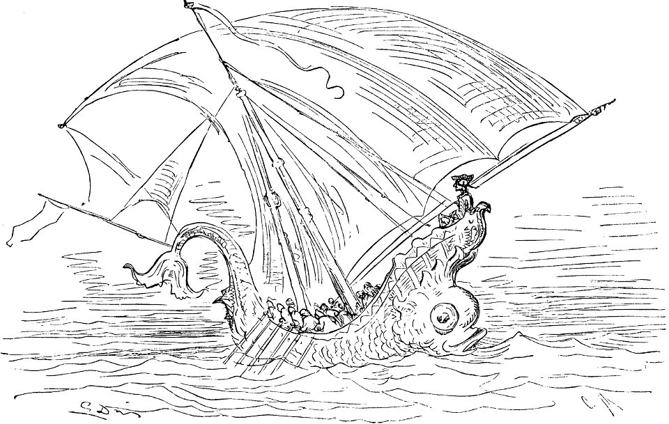 Gustave Doré - Baron von Münchhausen - 068
