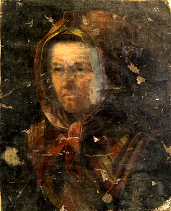 Gustave de Galard - Vieille femme de La Roque-de-Thau