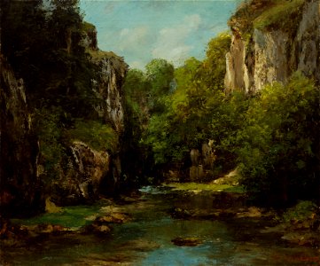 Gustave Courbet - The Stream of the Black Well - Walters 37203