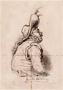 Gustave Doré (French, 1832-1883) - Sancho Panza - 2018.1066 - Cleveland Museum of Art