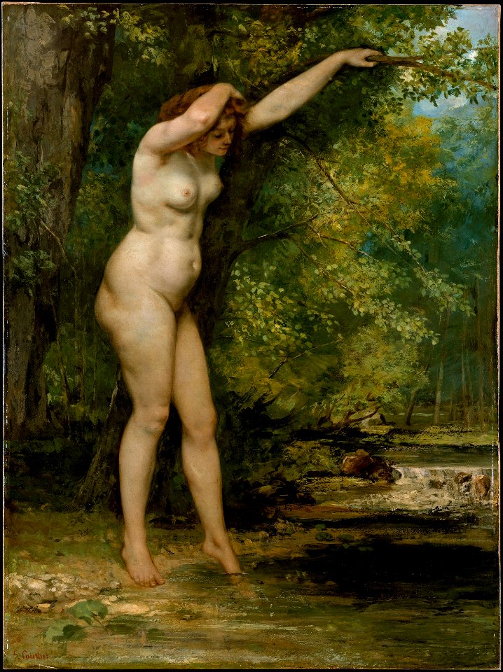 Gustave Courbet - Young Bather