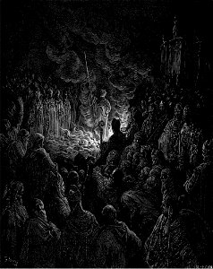 Gustave Doré - Barthelemi Undergoing the Ordeal of Fire