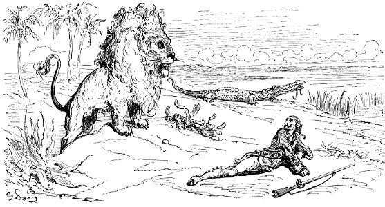Gustave Doré - Baron von Münchhausen - 055