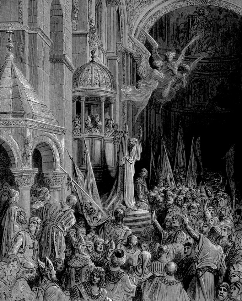 Gustave Doré - Dandolo Preaching the Crusade