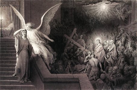 Gustave Doré - El sueño de la esposa de Pilato