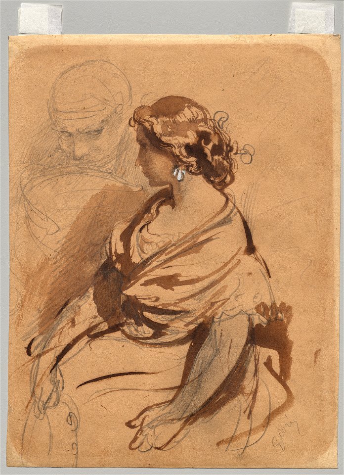 Gustave Doré (French, 1832-1883) - Young Woman from Valence - 2019.64 - Cleveland Museum of Art