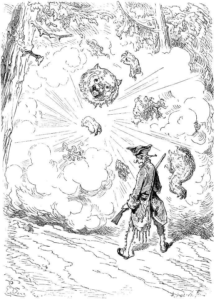 Gustave Doré - Baron von Münchhausen - 016
