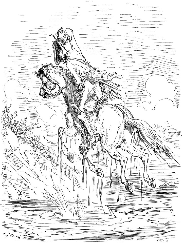 Gustave Doré - Baron von Münchhausen - 037