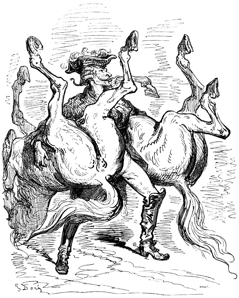 Gustave Doré - Baron von Münchhausen - 047