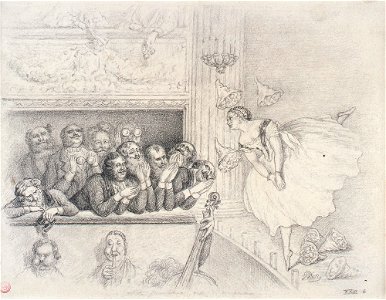 Gustave Doré, Le Public de l'opéra