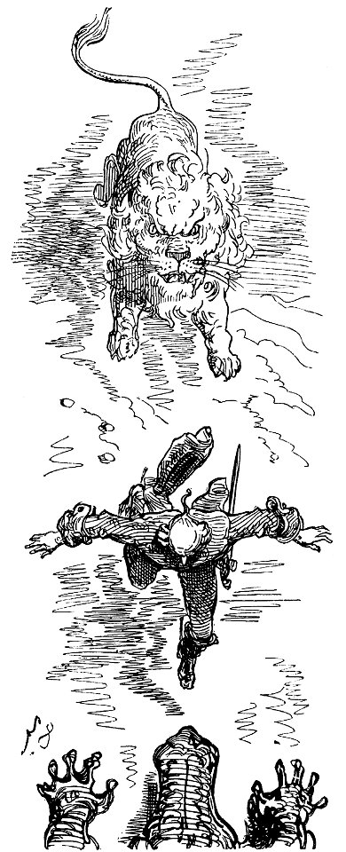 Gustave Doré - Baron von Münchhausen - 056