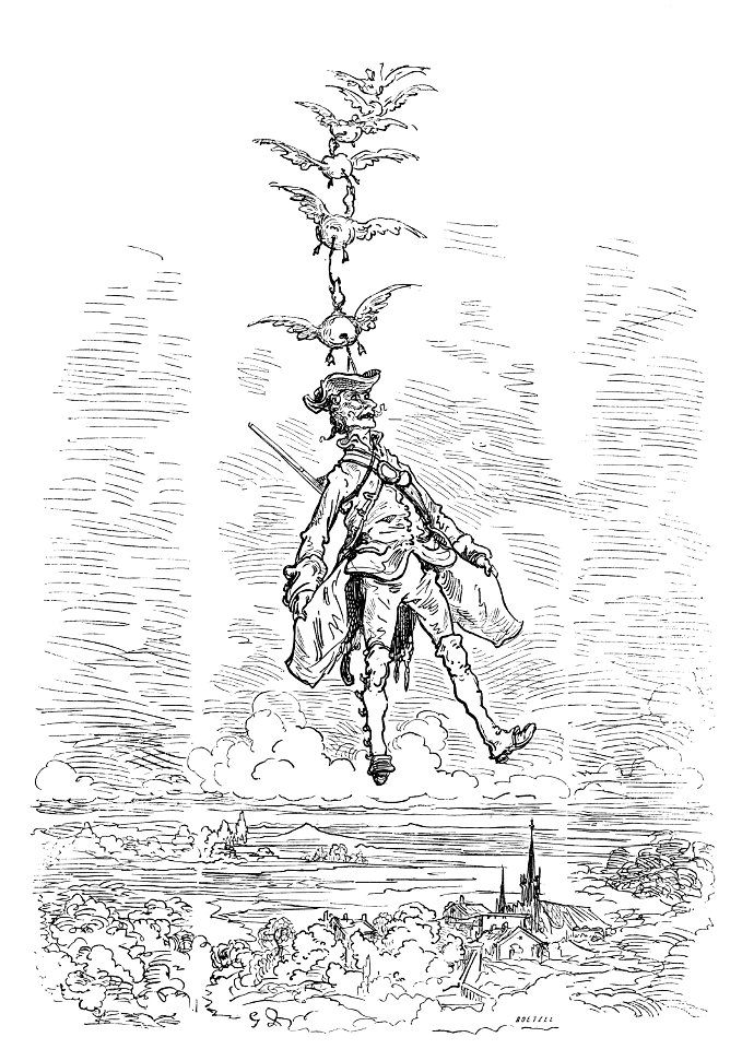 Gustave Doré - Baron von Münchhausen - 010