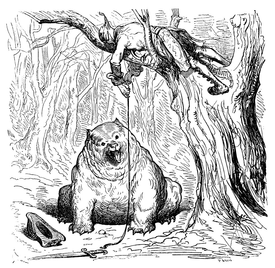Gustave Doré - Baron von Münchhausen - 018