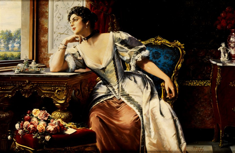 Gustave Léonard Dejonghe Gedanken beim Verfassen des Briefes