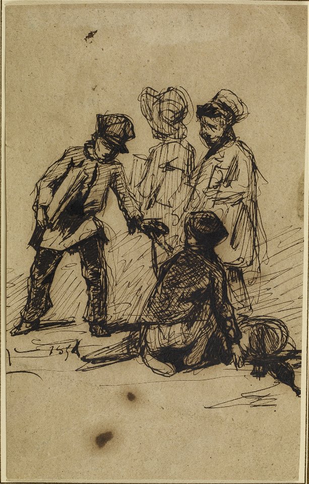 Gustave Doré - Four Children Playing - Walters 372807