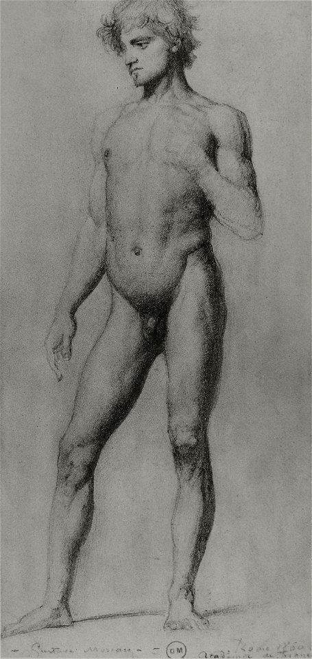 Gustave Moreau - Académie d'homme