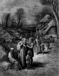 Gustave Doré - Hospitality of Barbarians to Pilgrims