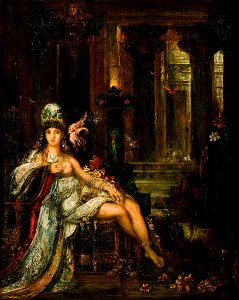 Gustave Moreau - Dalila. Free illustration for personal and commercial use.