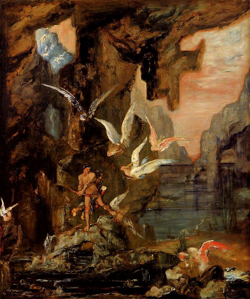 Gustave Moreau - Hercules at Lake Stymphalos