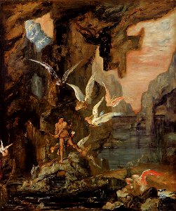 Gustave Moreau - Hercules at Lake Stymphalos
