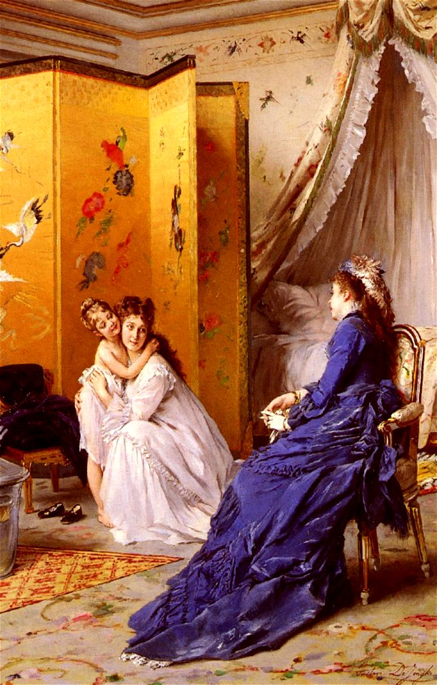 Gustave Léonard de Jonghe - Apres Le Bain