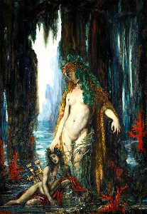Gustave Moreau - Le Poète et la Sirène, 1893