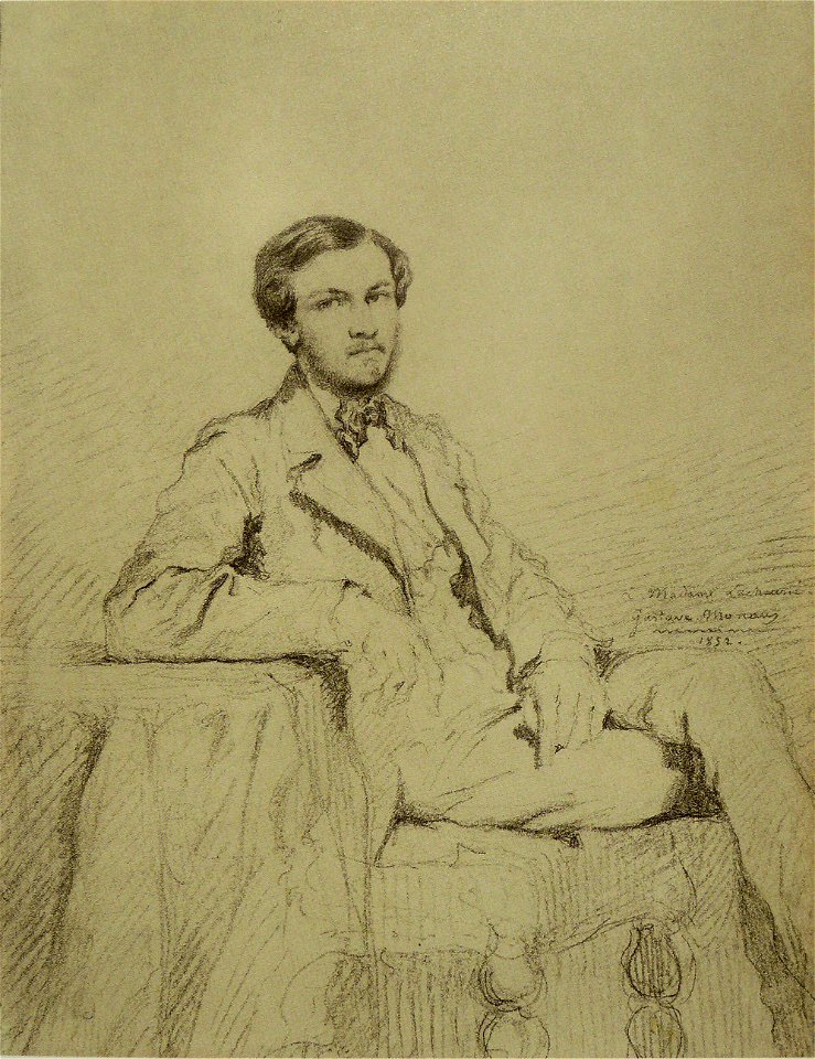 Gustave Moreau - Portrait d'Eugène Lacheurié