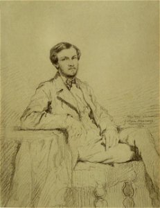 Gustave Moreau - Portrait d'Eugène Lacheurié. Free illustration for personal and commercial use.
