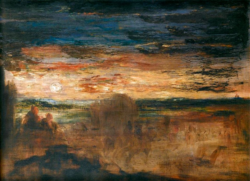 Gustave Moreau - Shepherds Viewing Passing Soldiers - WGA16203