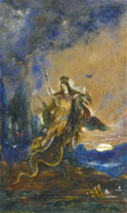 Gustave Moreau - La Fèe. Free illustration for personal and commercial use.