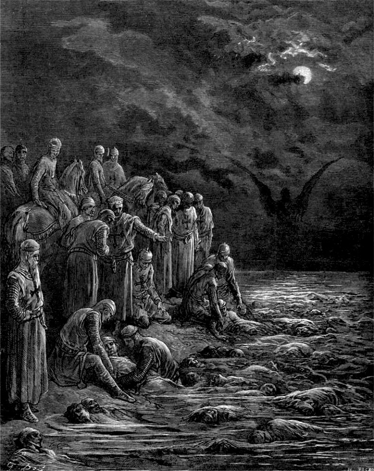 Gustave Doré - The Crusaders on the Nile - Free Stock Illustrations ...